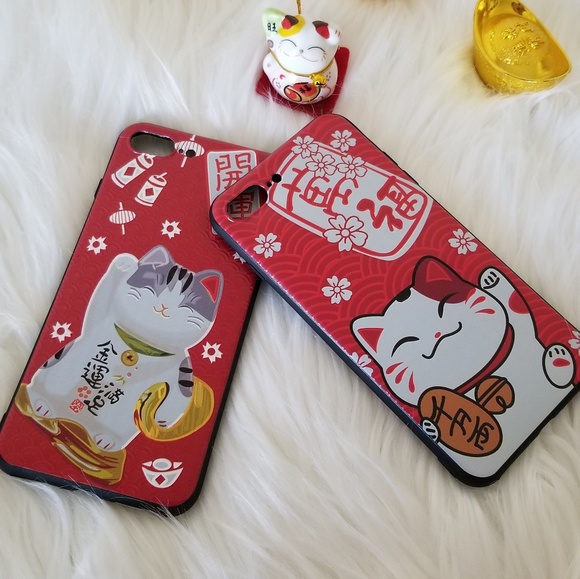 Accessories - 2 for $10 IPHONE 7&8PLUS LUCKY CAT CASE